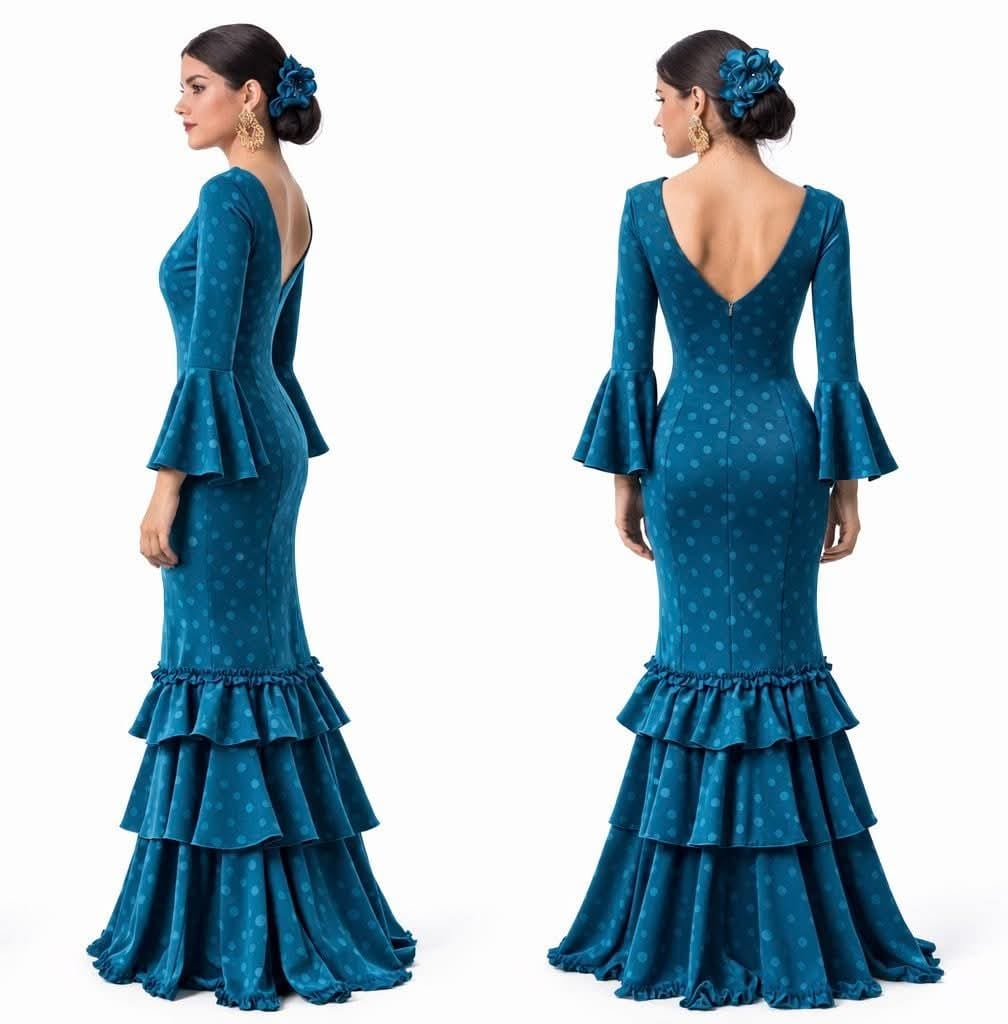 VESTIDO FLAMENCA LUNARES MADRE E HIJA