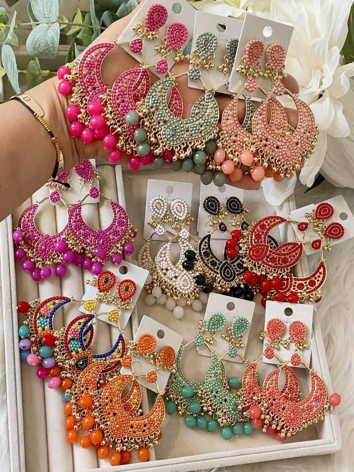 PENDIENTE FLAMENCA ESTILO HINDU