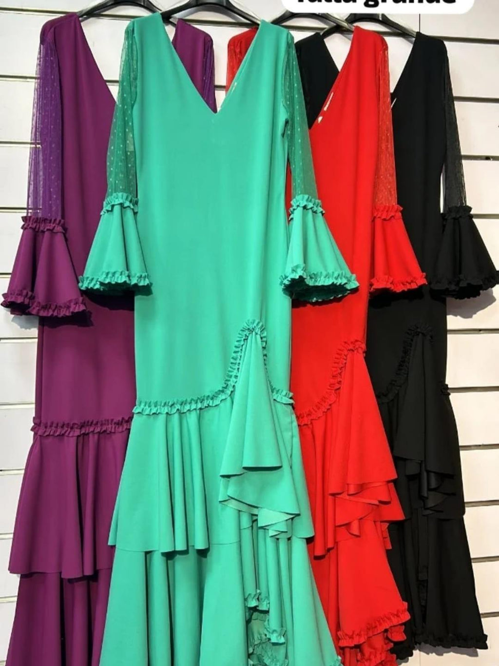 VESTIDO DE FLAMENCA PLUMETI