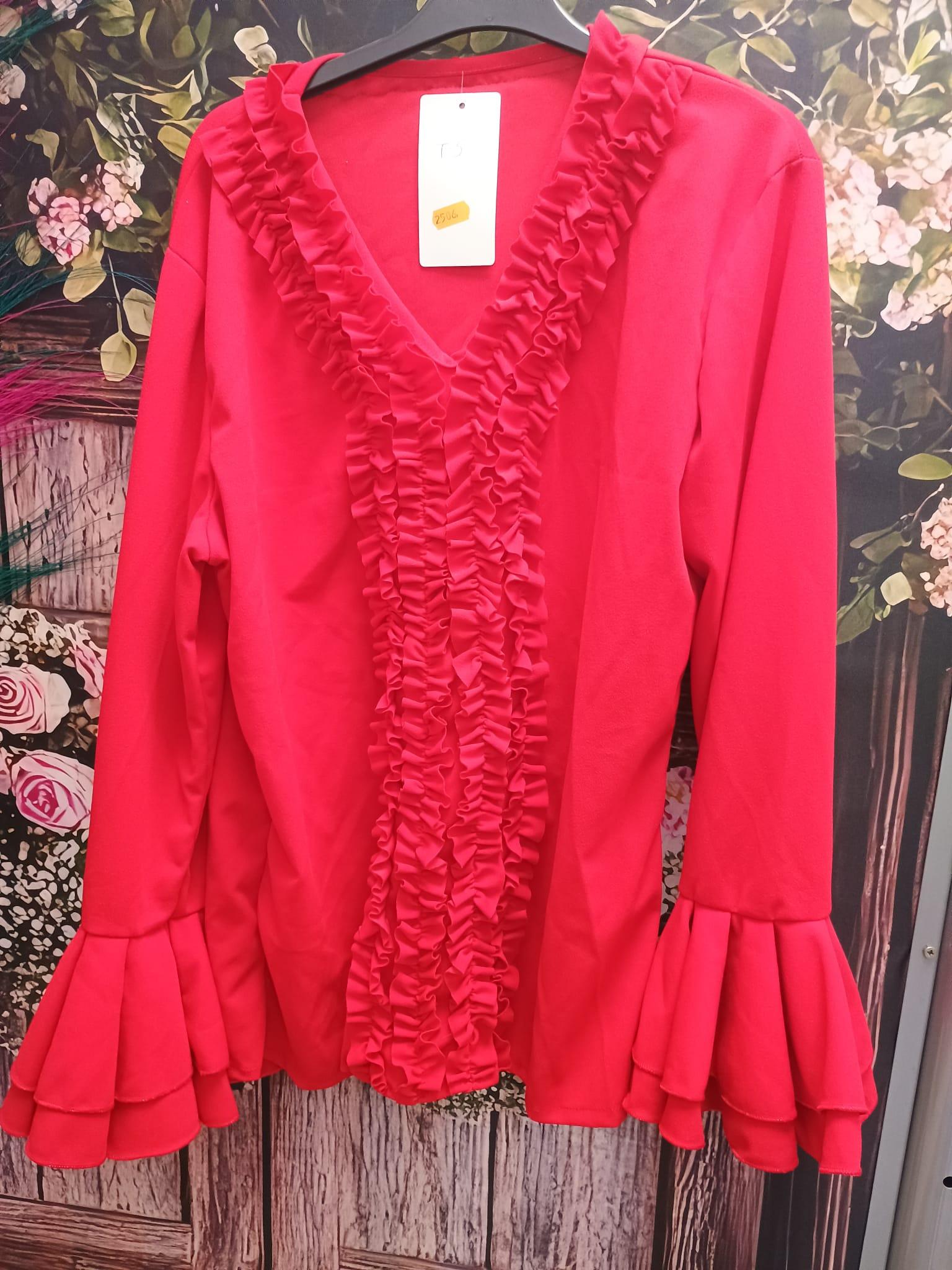 CAMISA DE FLAMENCA ELASTICA