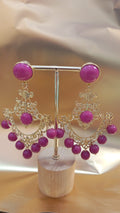 PENDIENTES BOLITAS BUGANVILLA