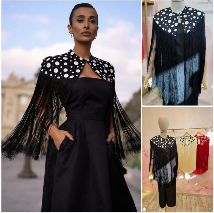 CAPA FLAMENCA CON LUNARES
