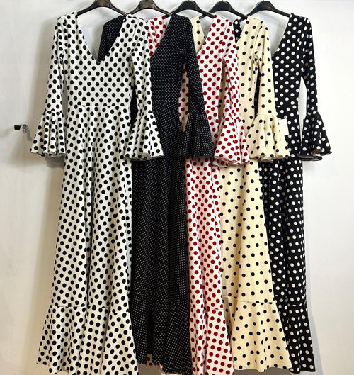 BATA FLAMENCA TALLA GRANDE MANGA LARGA