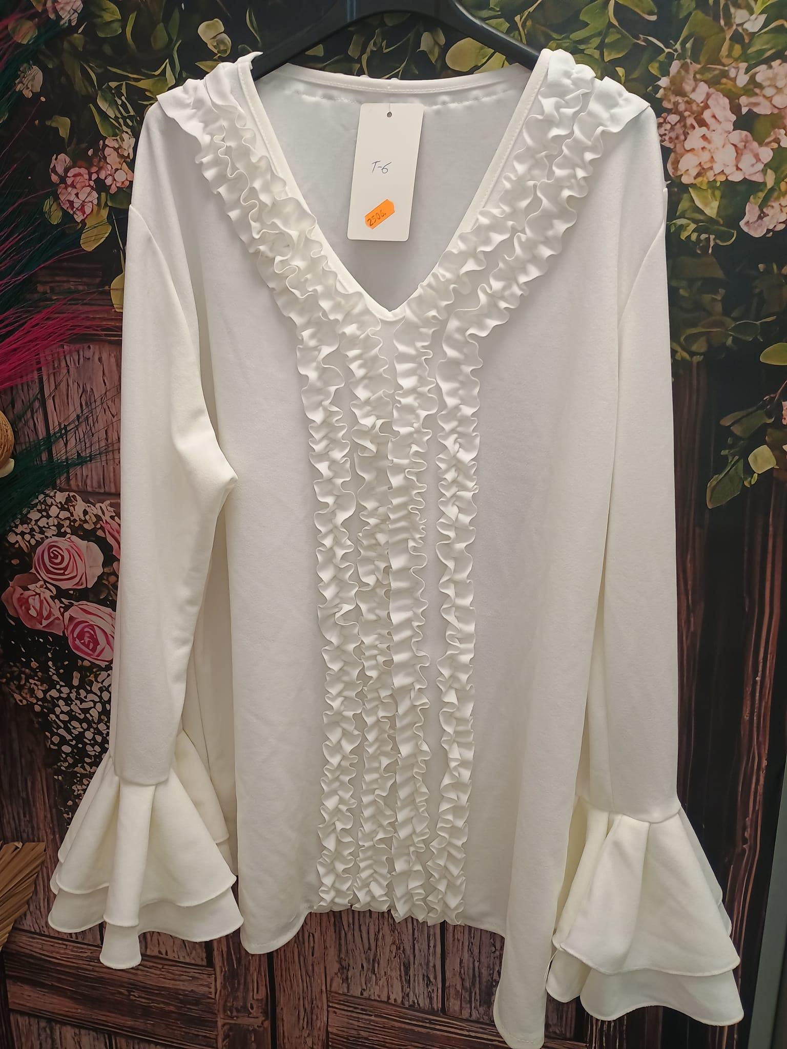 CAMISA DE FLAMENCA ELASTICA