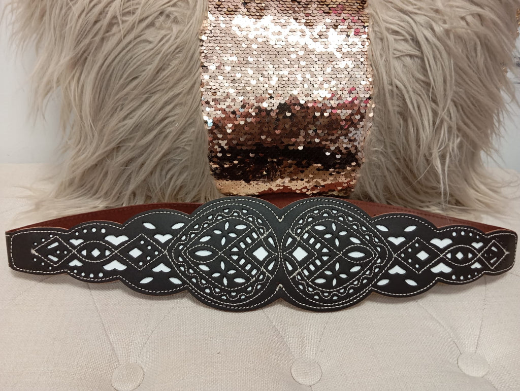 CINTURON ROCIERO DE PIEL