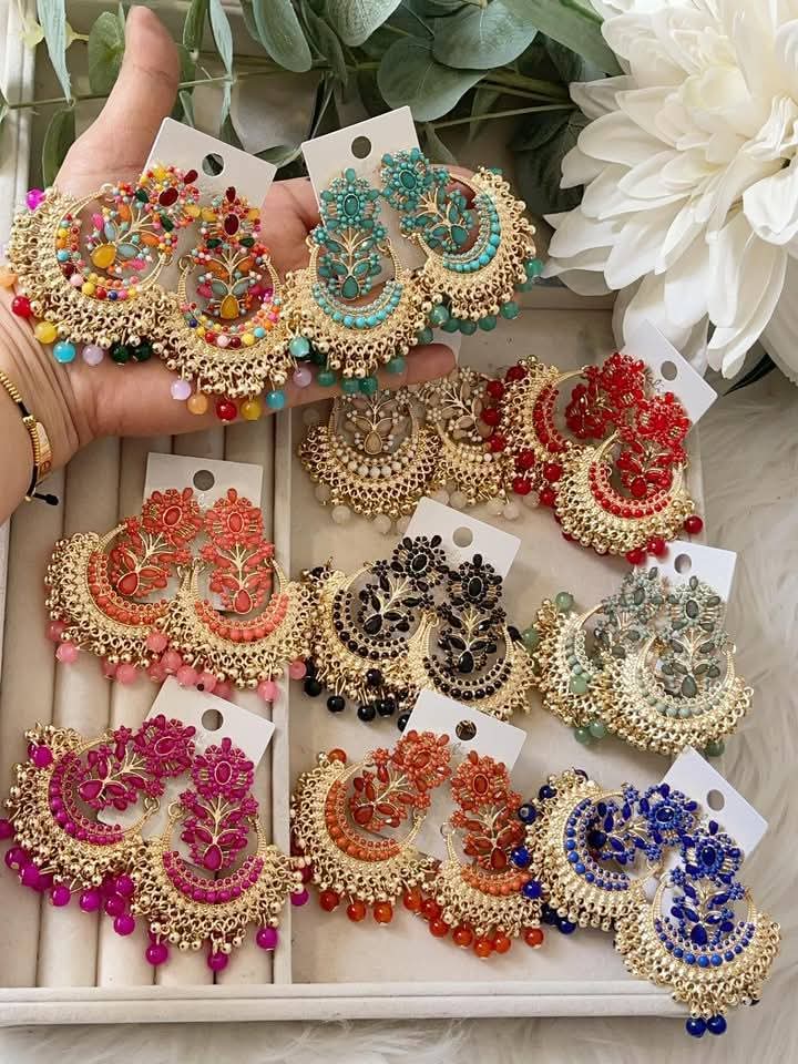 PENDIENTE FLAMENCA ESTILO HINDU