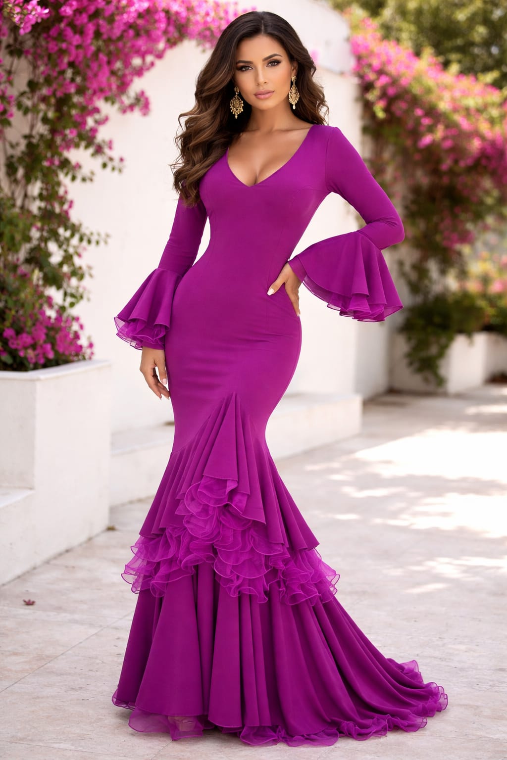 VESTIDO FLAMENCA TULL