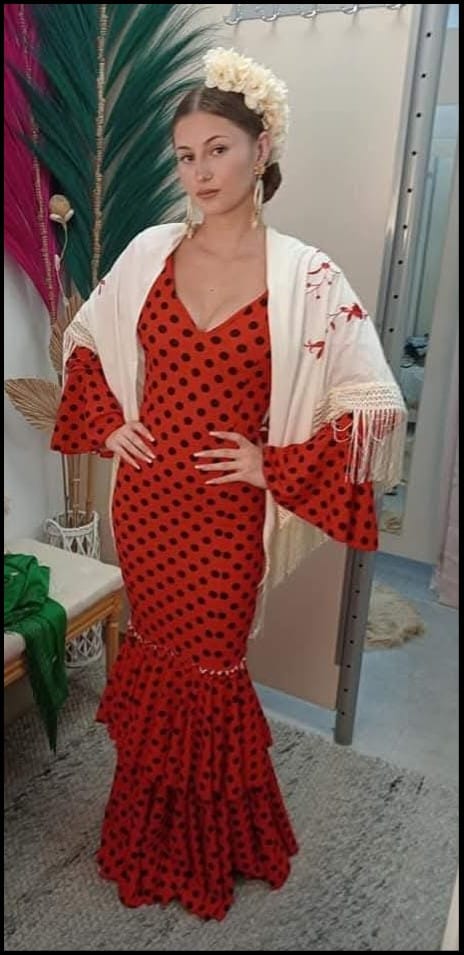 VESTIDO FLAMENCA LUNARES
