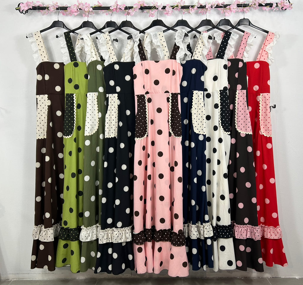 BATA FLAMENCA DE TIRANTAS CON BOLSILLOS