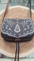 BOLSO ROÑONERA DE PIEL VIRGEN DEL ROCIO