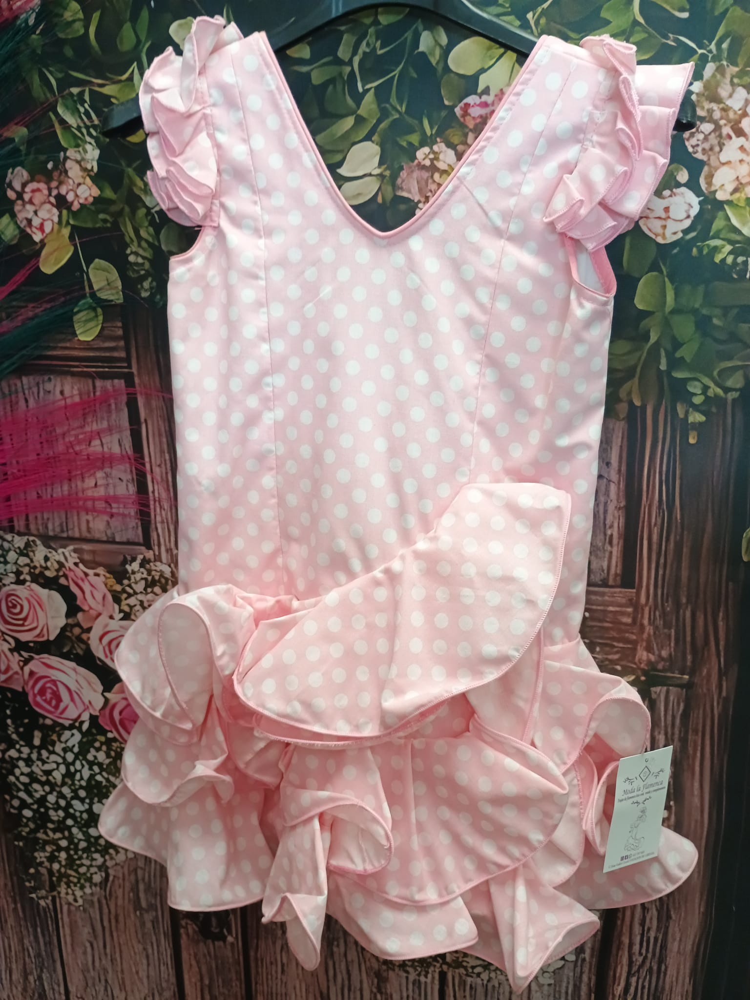 VESTIDO FLAMENCA NIÑA MODELO MARISOL TALLA 8