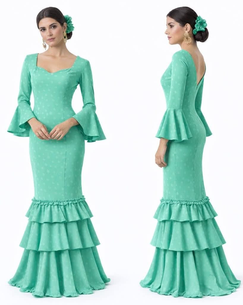 VESTIDO FLAMENCA LUNARES MADRE E HIJA