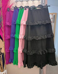FALDA FLAMENCA CON RAJA AL CENTRO