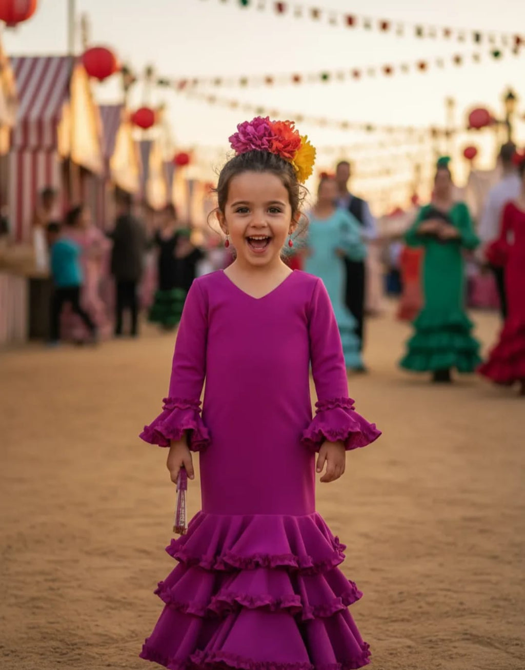 VESTIDO FLAMENCA NIÑA