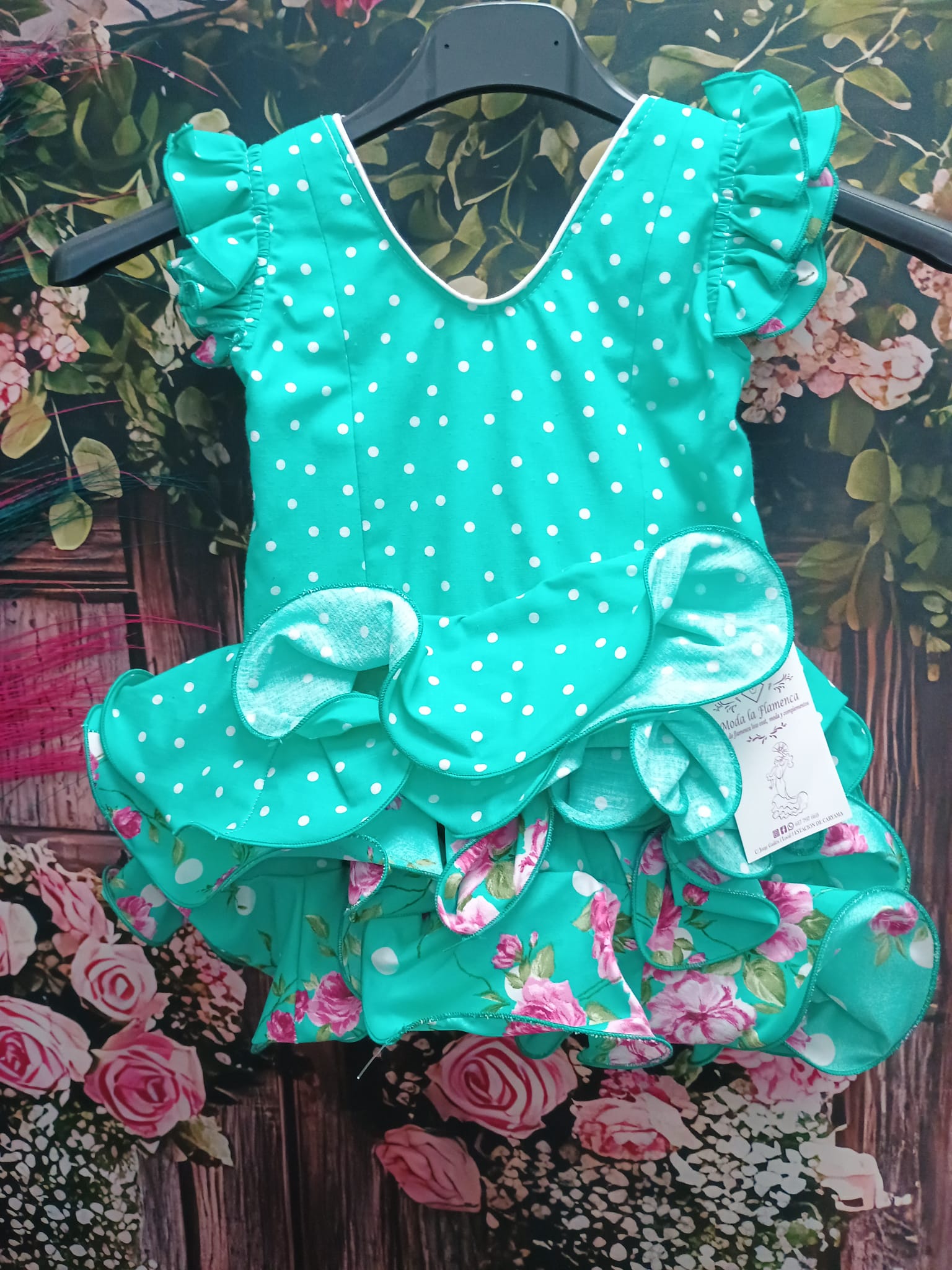 VESTIDO FLAMENCA MODELO MARISOL TALLA 0