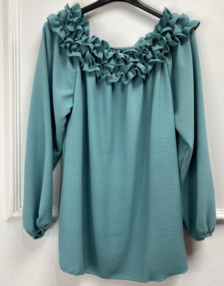 CAMISA FLAMENCA CUELLO DE BARCA