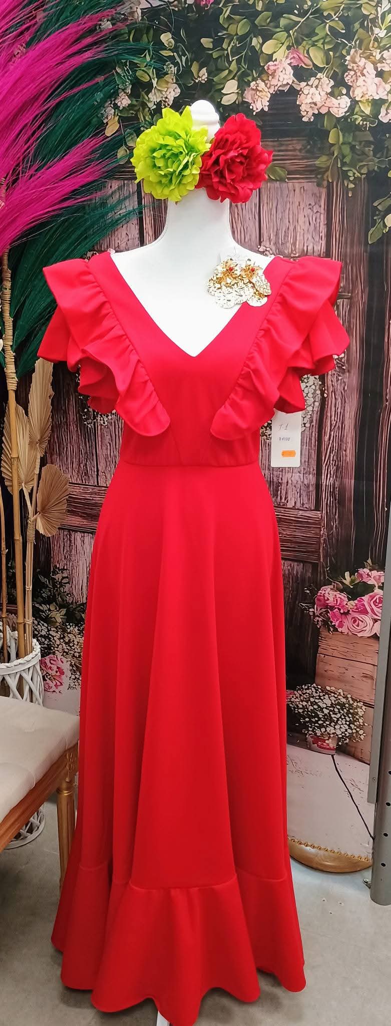 BATA FLAMENCA DOBLE RIZO