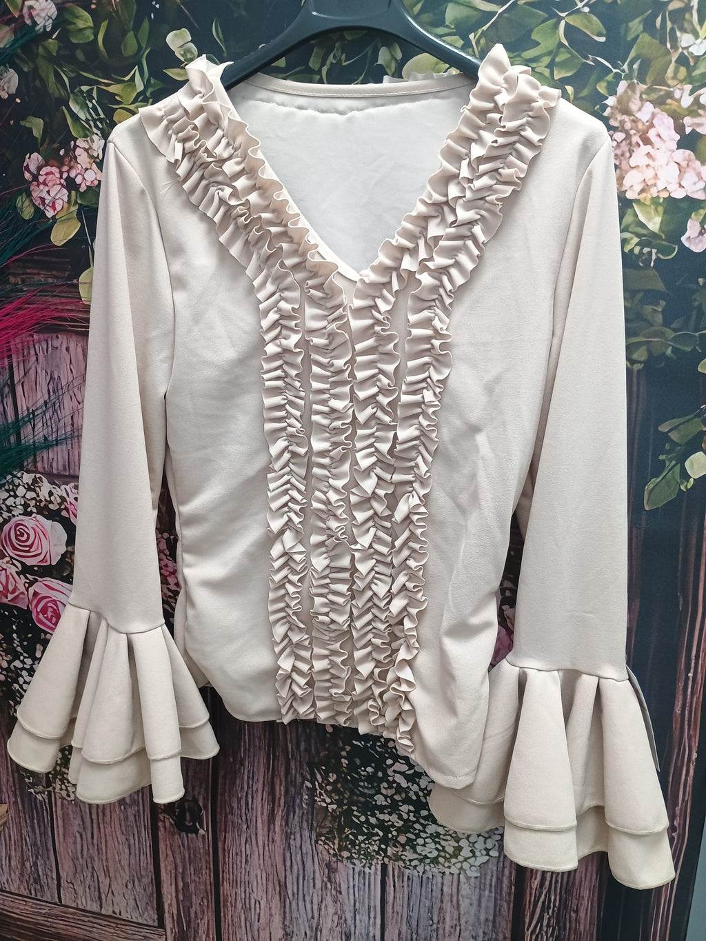 CAMISA DE FLAMENCA ELASTICA