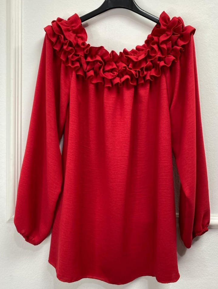 CAMISA FLAMENCA CUELLO DE BARCA