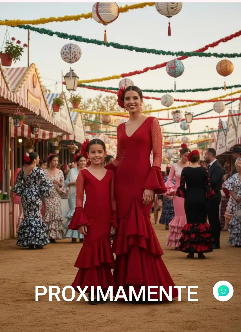 VESTIDO FLAMENCA NIÑA PLUMETI