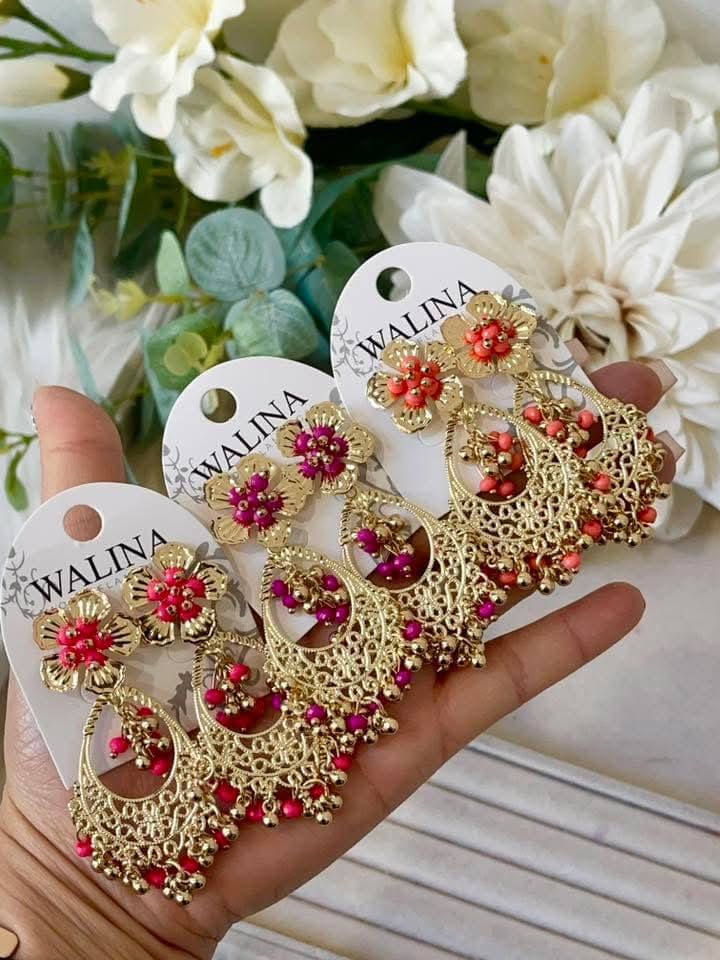 PENDIENTES DE FLAMENCA MODELO FLOR