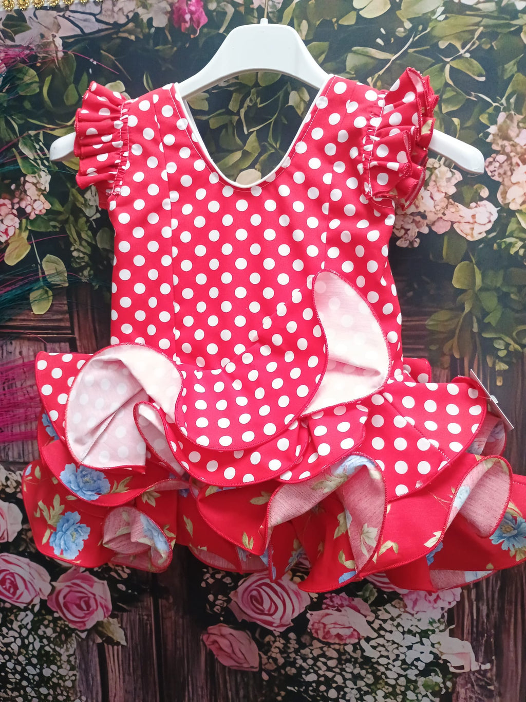 VESTIDO FLAMENCA MODELO MARISOL TALLA 2