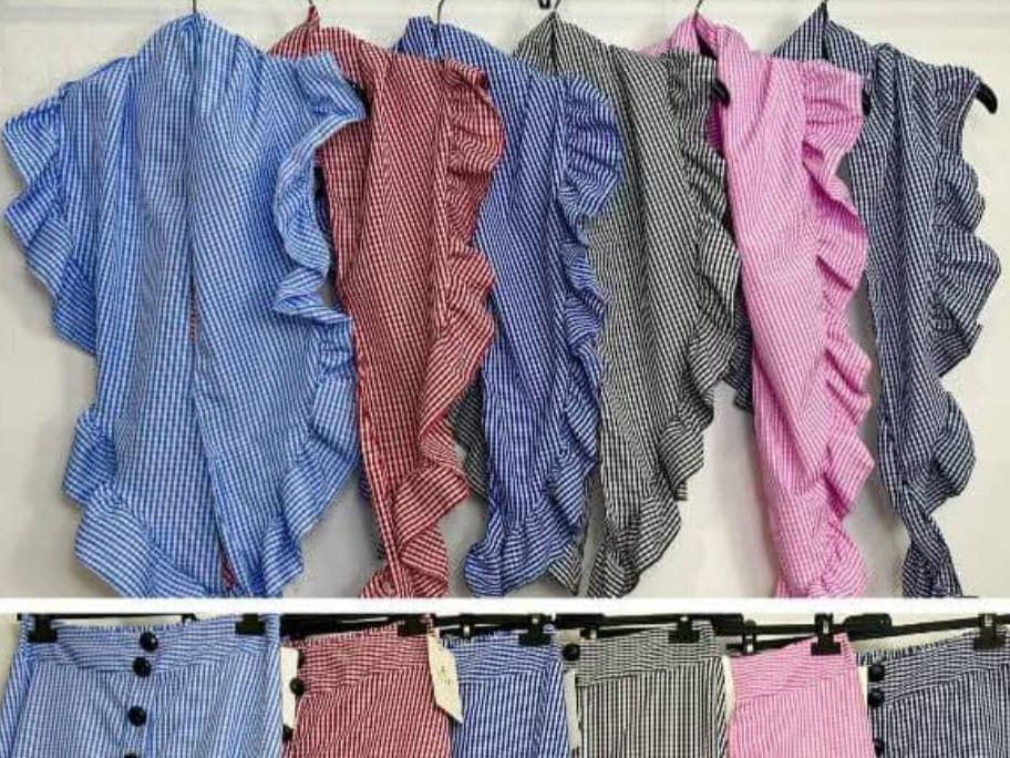 PIQUILLOS DE FLAMENCA EN LUNARES Y EN CUADROS DE VICHY