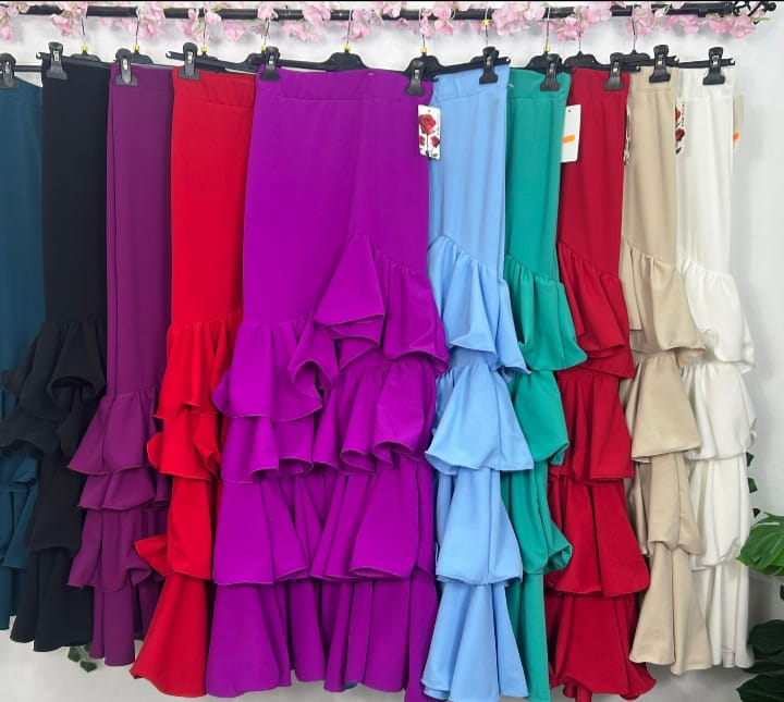 FALDAS DE FLAMENCA CON VOLANTES