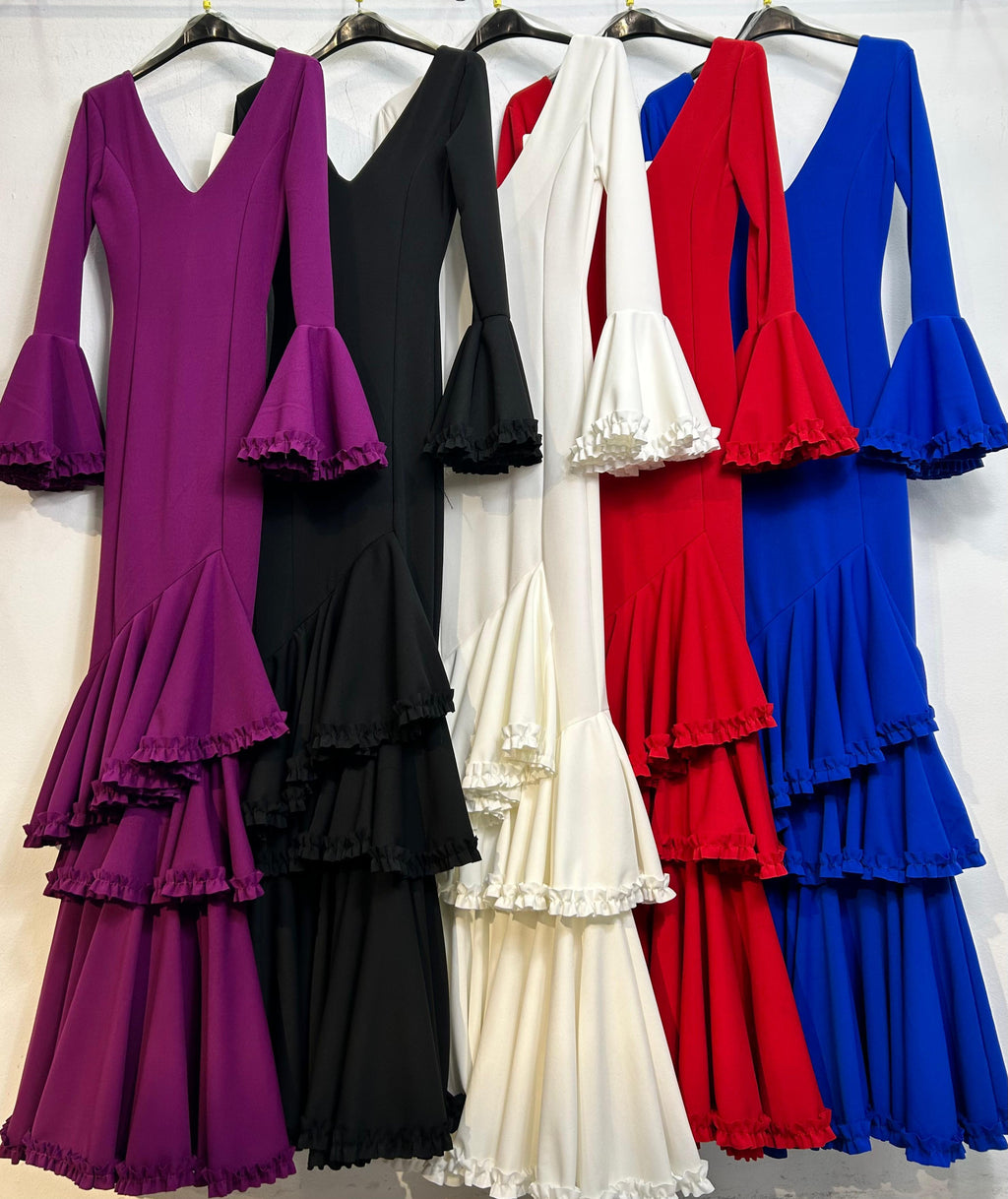 VESTIDO FLAMENCA MODELO FLOR