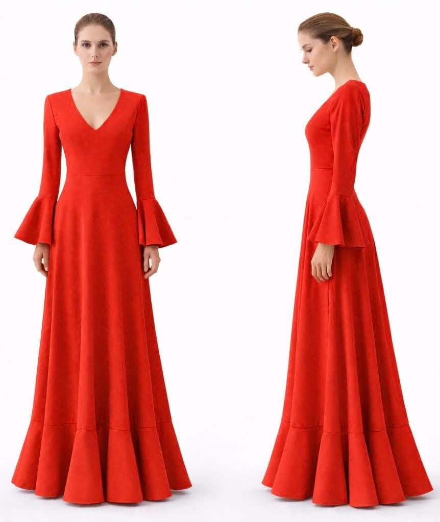 BATA FLAMENCA LUNARES