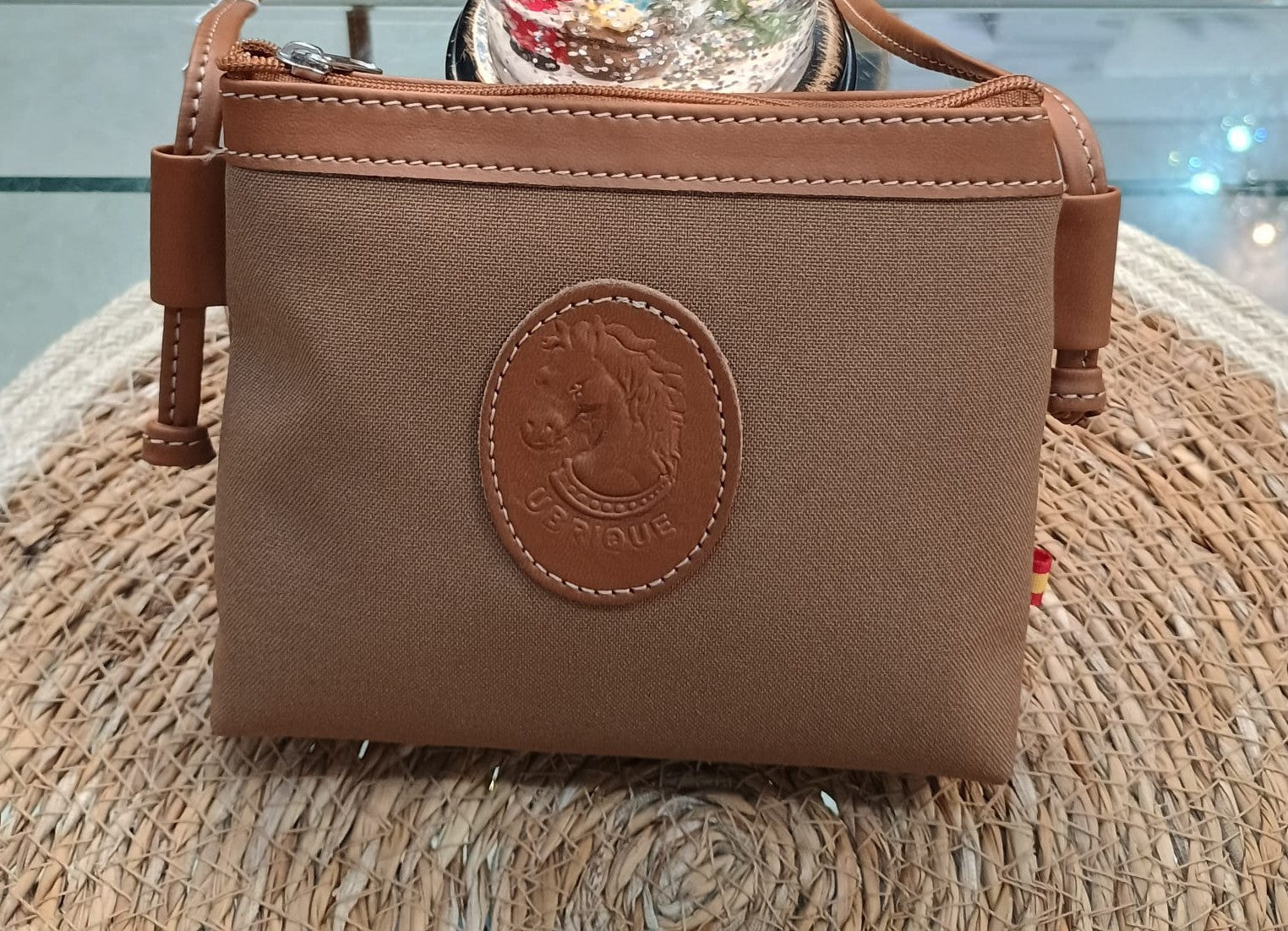 BOLSOS ROMEROS CON CIERRE DE CREMALLERA Y DECORADOS