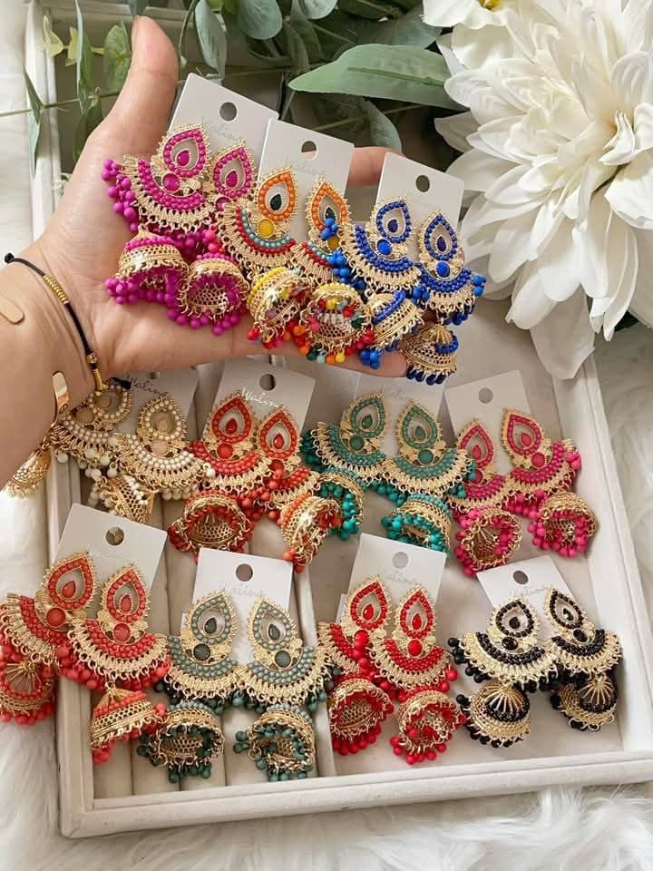 PENDIENTE DE FLAMENCA ESTILO HINDU