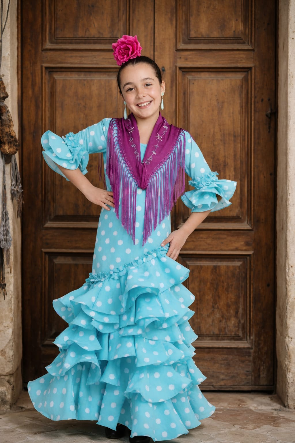 VESTIDO FLAMENCA MODELO ISABEL