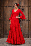 VESTIDO DE FLAMENCA MODELO ESTRELLA