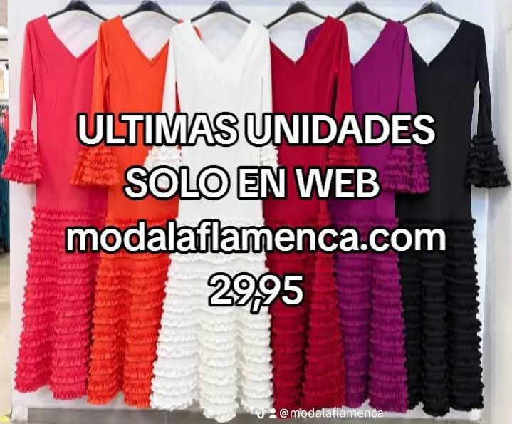 VESTIDO FLAMENCA MODELO LUCIA