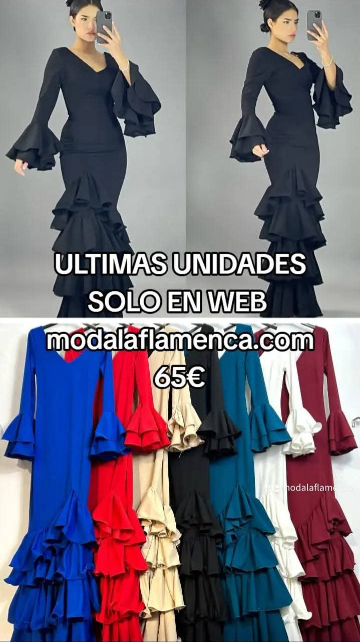 VESTIDO FLAMENCA MODELO SEVILLA