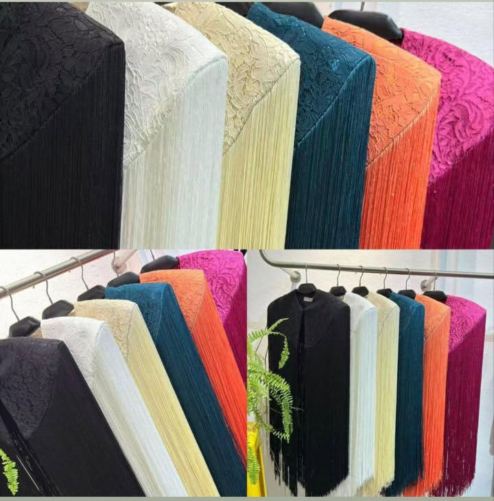 CAPAS FLAMENCA DE ENCAJE