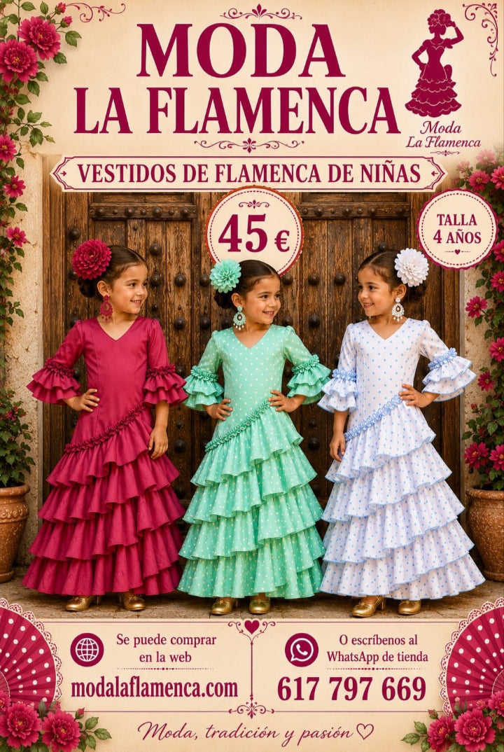 VESTIDO FLAMENCA ISABEL TALLA 4