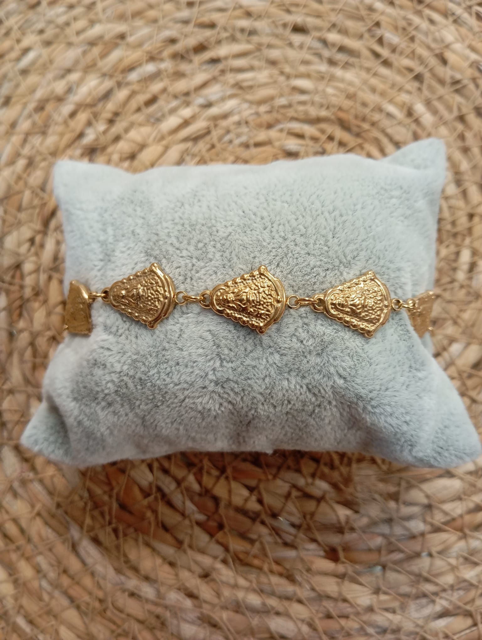 PULSERA VIRGEN DEL ROCIO EN ACERO