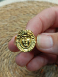 ANILLO VIRGEN DEL ROCIO AJUSTABLE EN ACERO