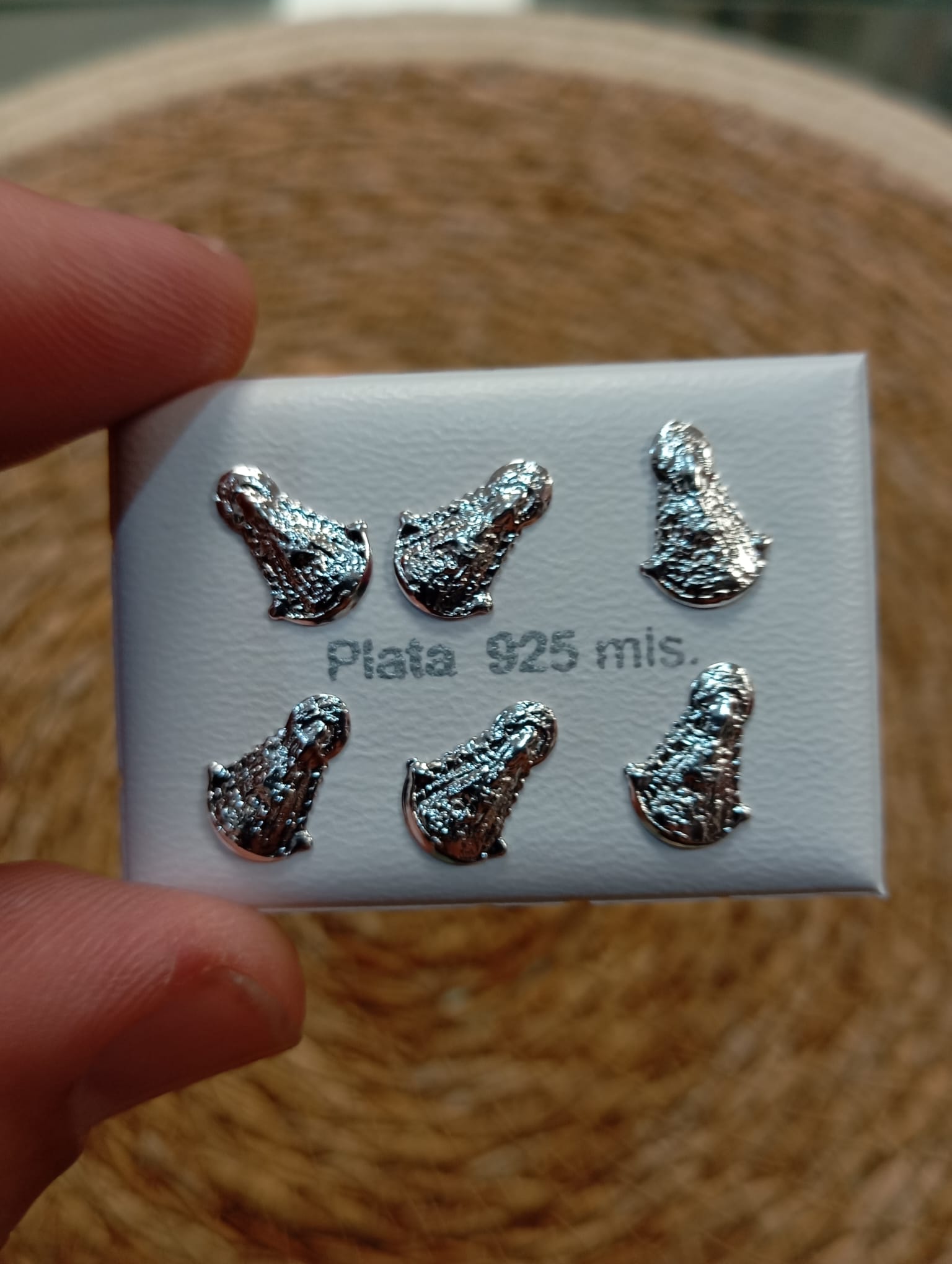 PENDIETES DE PLATA VIRGEN DEL ROCIO