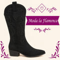 BOTA ESTILO COWBOY NEGRA