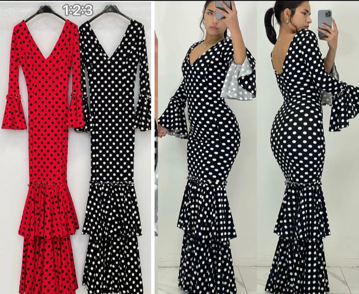 VESTIDO FLAMENCA LUNARES