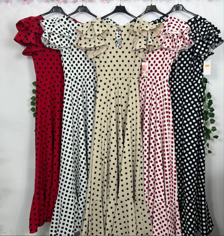 BATA FLAMENCA LUNARES VERANO