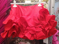 FALDA DE FLAMENCA CORTA PARA NIÑA TALLA 10.