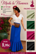 FALDA DE FLAMENCA ROMERIA