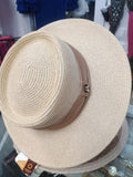 SOMBRERO GAMBLER CON BANDA A PLIEGUES (UNISEX)