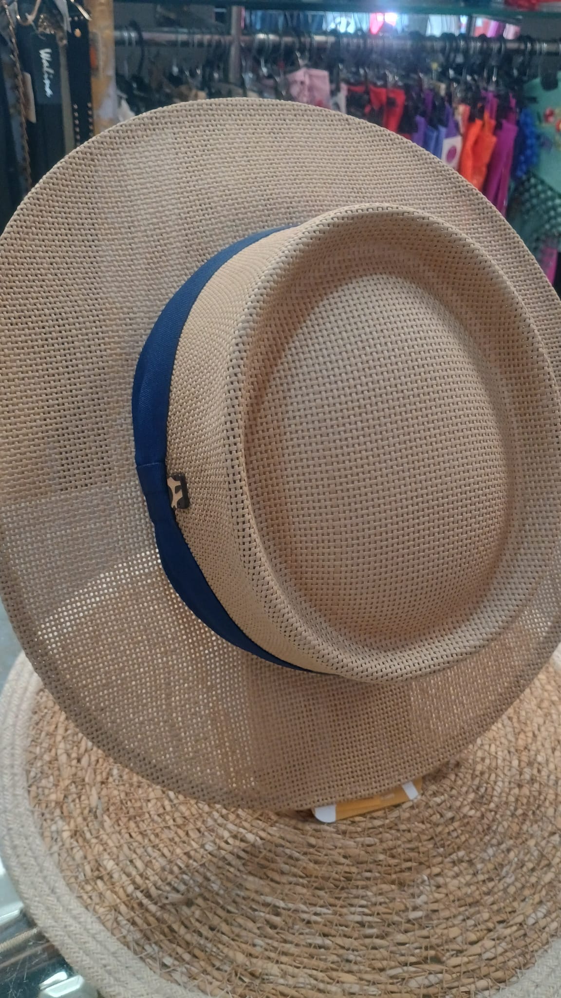 SOMBRERO GAMBLER TRENZADO FINO  (UNISEX)