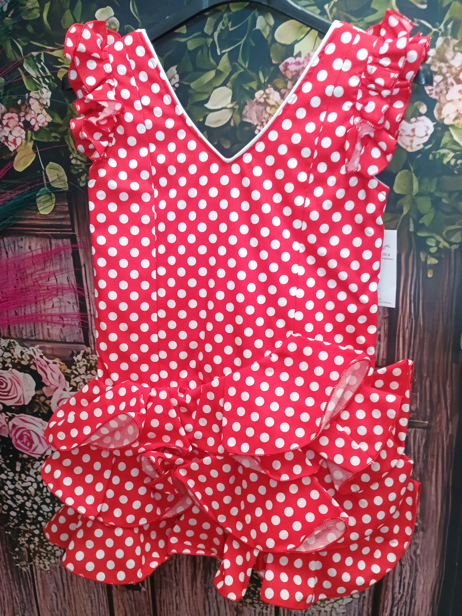 VESTIDO FLAMENCA NIÑA MODELO MARISOL TALLA 8