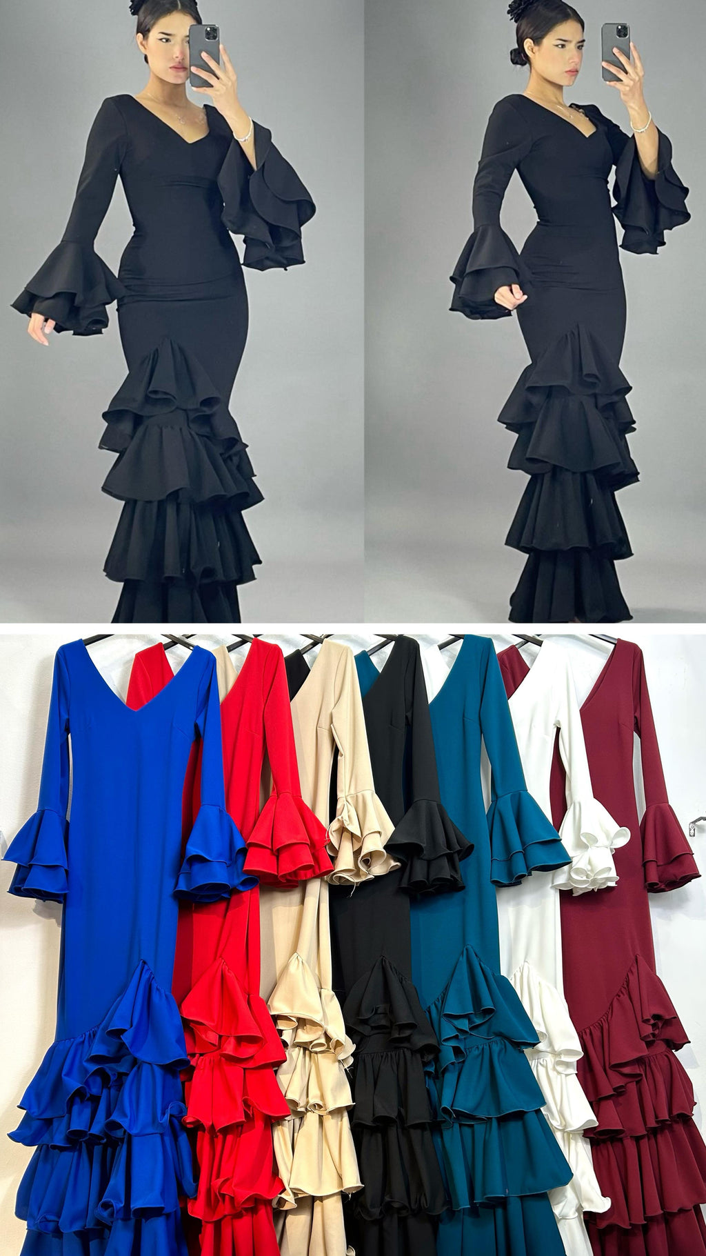 VESTIDO FLAMENCA MODELO SEVILLA